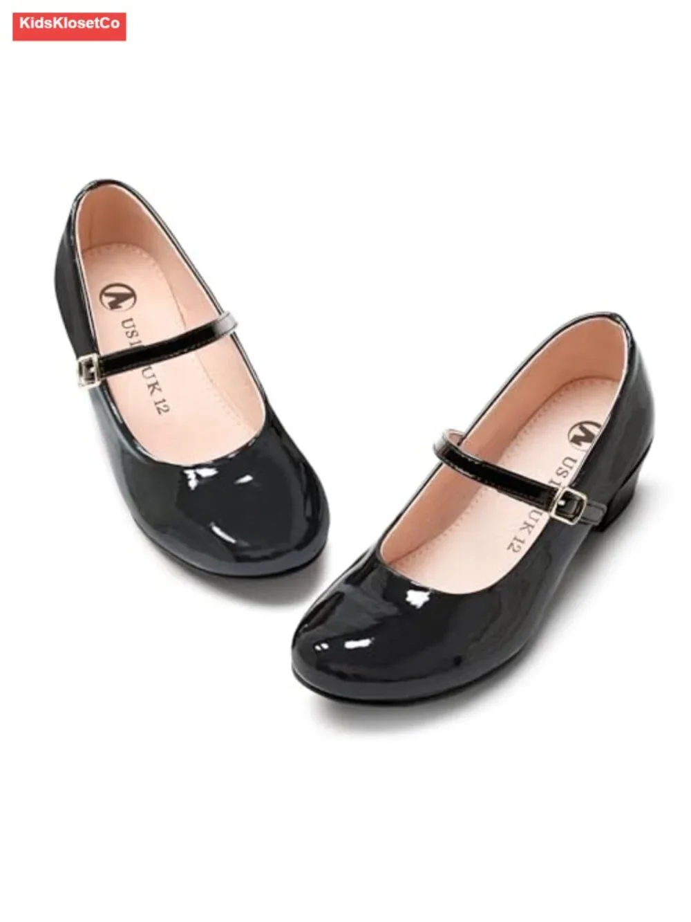 Girls Mary Jane Dress Shoes Princess Ballerina Flats Low Heels for School Party